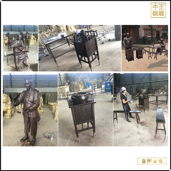 3步行街餐廳人物銅雕塑制作.jpg
