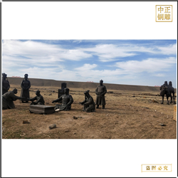 室外人物景觀雕塑?