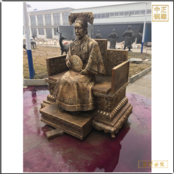 慈禧太后坐像鑄造 