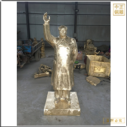 純銅偉人人物銅雕塑 