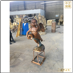 西方人物銅雕塑加工