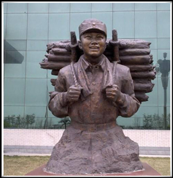 董存瑞雕塑|鑄銅董存瑞雕塑