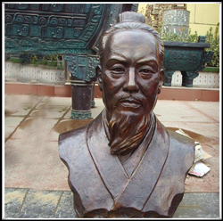 張衡銅雕塑|張衡雕塑