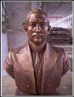 孫中山胸像雕塑|加工孫中山胸像