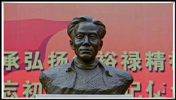 焦裕祿半身像|鑄銅焦裕祿像