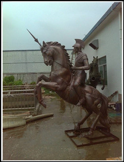 加工羅馬勇士雕塑|羅馬勇士銅像